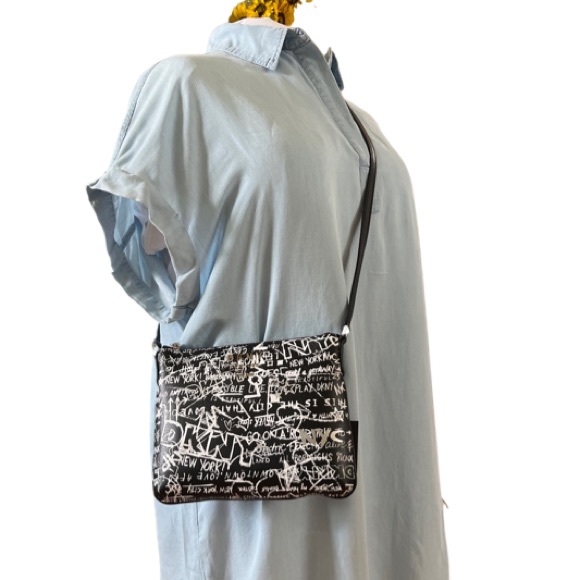 Dkny Bags Dkny Crossbody Erin Street Graffiti Top Zip New Poshmark